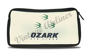 Ozark Airlines Vintage Logo Travel Pouch