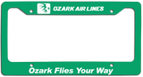 Ozark Air Lines - Ozark Flies Your Way - License Plate Frame