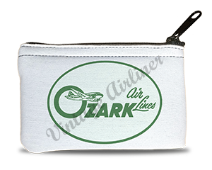 Ozark Airlines Vintage Bag Sticker Rectangular Coin Purse