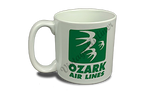 Ozark Airlines Green Logo  Coffee Mug