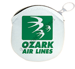 Ozark Airlines Green Logo Round Coin Purse