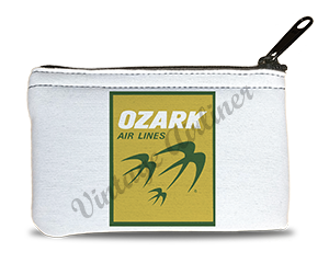 Ozark Airlines Yellow Logo Rectangular Coin Purse