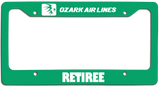 Ozark Air Lines Retiree - License Plate Frame