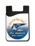 Pan American World Airways 1930's Vintage Bag Sticker Card Caddy