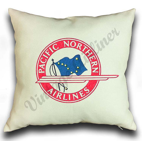 Pacific Northern Airlines Pillow Case Cover