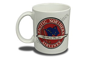 Pacific Northern Airlines Vintage Bag Sticker  Coffee Mug
