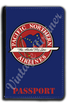 Pacific Northern Airlines Bag Sticker Passport Case