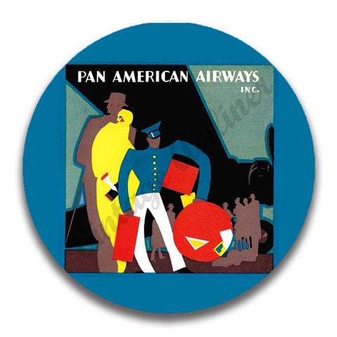 Pan American World Airways 1950's Vintage Magnets