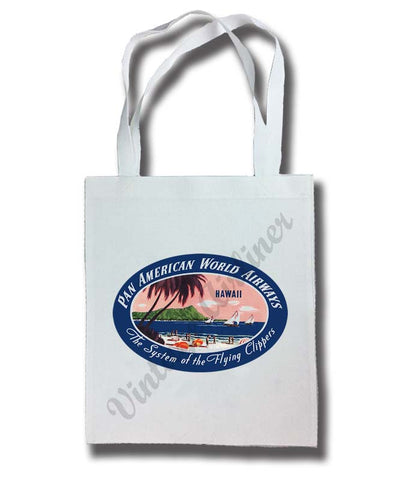 Pan American World Airways Hawaii Vintage Tote Bag