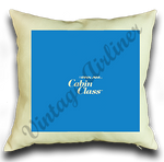 Pan American Airways Cabin Class Linen Pillow Case Cover