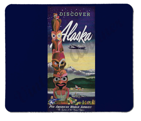 Pan American Airways Discover Alaska System Mousepad