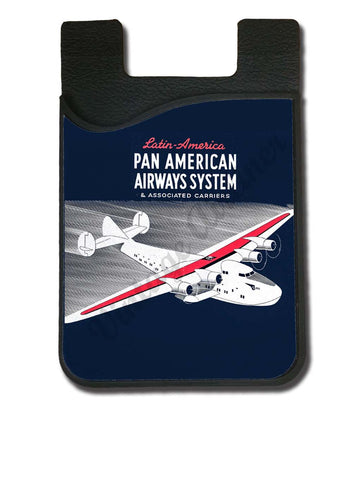 Pan American Airway System Vintage Card Caddy