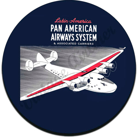 Pan American Airway System Vintage Coaster