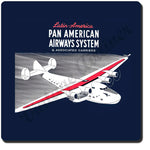 Pan American Airway System Vintage Coaster