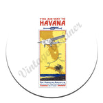 Pan American Airway Air-Way To Havana Vintage Mousepad