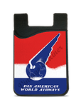 Pan American World Airways 1940's Vintage Bag Sticker Card Caddy