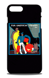 Pan American World Airways 1950's Vintage Bag Sticker Phone Case