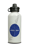 Pan American World Airways Blue Logo Aluminum Water Bottle