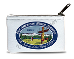 Pan American World Airways Alaska Bag Sticker Rectangular Coin Purse