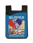 Pan American World Airways System Vintage Bag Sticker Card Caddy