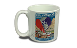 Pan American World Airways Vintage System Bag Sticker  Coffee Mug