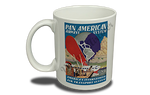 Pan American World Airways Vintage System Bag Sticker  Coffee Mug