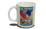 Pan American World Airways Vintage System Bag Sticker  Coffee Mug