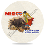 Pan American World Airways Mexico Vintage Round Coaster