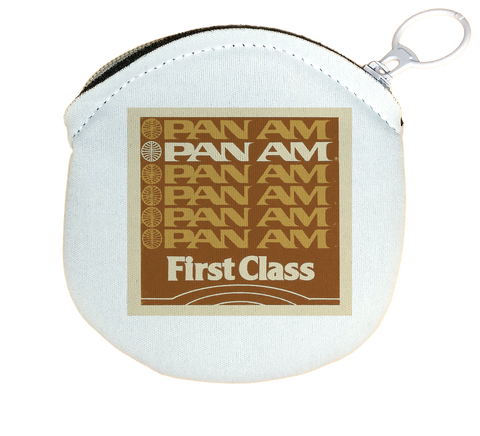 Pan American Airways First Class Round Coin Purse