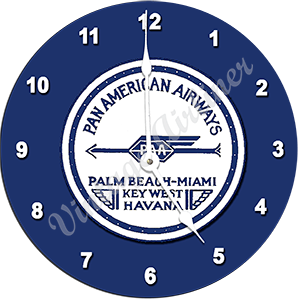 Pan American Airways Wall Clock