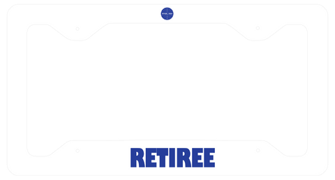 Pan Am Logo Only - Retiree - License Plate Frame