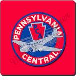 Pennsylvania Central Airlines Vintage Coaster