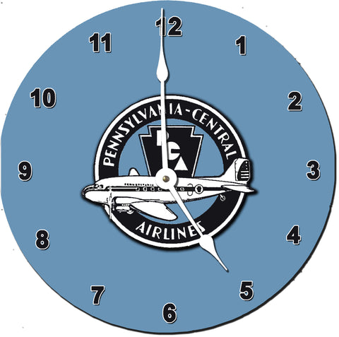 Pennsylvania Central Airlines Vintage Wall Clock