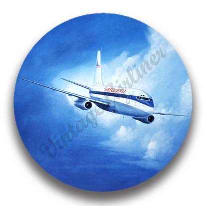 Piedmont Airlines 737 by Rick Broome Magnets