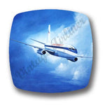 Piedmont Airlines 737 by Rick Broome Magnets