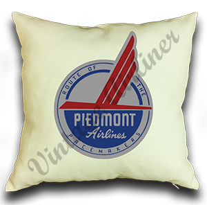 Piedmont Airlines Pacemaker Linen Pillow Case Cover