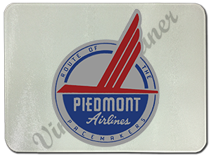 Piedmont Airlines Pacemaker Bag Sticker Glass Cutting Board