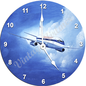 Piedmont 737 Rick Broome Wall Clock