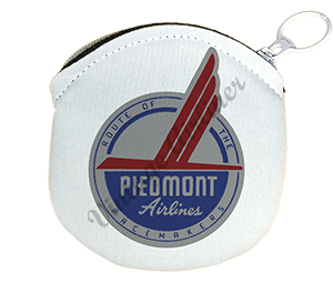 Piedmont Airlines Pacemaker Bag Sticker Round Coin Purse