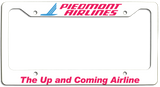 Piedmont Airlines - The Up and Coming Airline - License Plate Frame