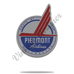 Piedmont Airlines Pacemaker Bag Sticker Round Coaster