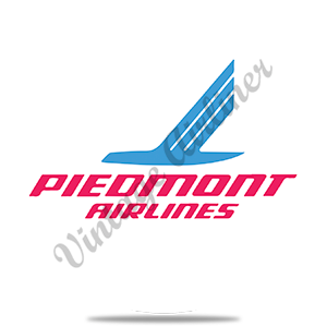 Piedmont Airlines Logo Bag Sticker Round Coaster