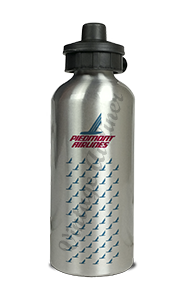 Piedmont Airlines Speedbird Timetable Aluminum Water Bottle