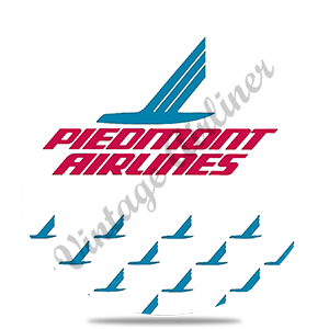 Piedmont Speedbird Logo Round Coaster
