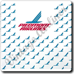 Piedmont Speedbird Logo Square Coaster