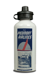 Fly Piedmont Airlines Biltmore House Timetable Cover Aluminum Water Bottle