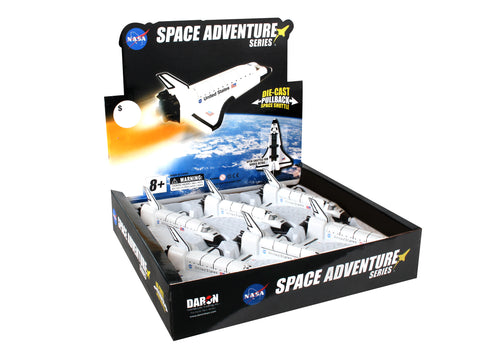 SPACE SHUTTLE PULLBACK ENDEAVOUR 6 PIECE IN COUNTER DISPLAY