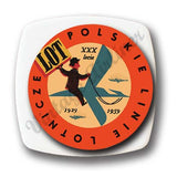 LOT Polish Airlines 1940's Vintage Magnets