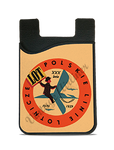 LOT Polish Airlines 1940's Bag Sticker Card Caddy
