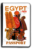 TWA Egypt Travel Poster Passport Case